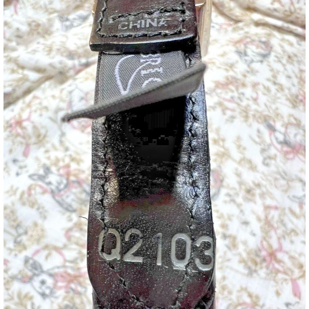 Brighton Size L 34 Brown Leather  Braided Belt Silver Accents & Buckle #Q2103